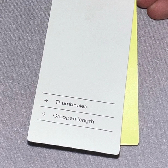 NWT Cropped Length French Terry Sweatshirt - Picture 8 of 12